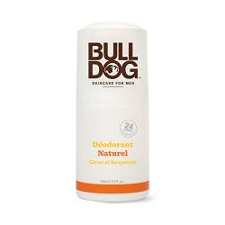 Bulldog Natürliches Deodorant Zitrone und Bergamotte 75 ml - Parfümiertes Deodorant für Männer mit natürlichen Inhaltsstoffen von BULLDOG