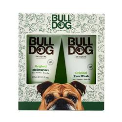 Bulldog Skincare - Original Skincare Duo, Geschenkset für Männer (x1 Original Feuchtigkeitspflege 100ml, x1 Original Face Wash 150ml) von BULLDOG