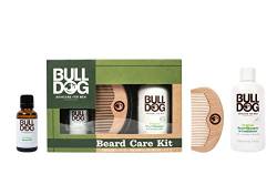 Bulldog Skincare for Men Bartpflegeset mit Bartöl, 2-in-1-Bartshampoo + Spülung und Kamm von BULLDOG