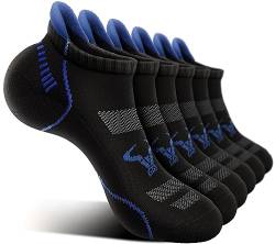 BULLIANT Sneaker Socken 6 Paar, Socken Herren Sportsocken Laufsocken Knöchelsocken Kurzsocken,Atmungsaktive Anti Schweiß(6Paare,39-42) von BULLIANT