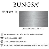 BUNGSA Armband Armreifen Keltenknoten verschiedene Farben aus Edelstahl Damen (1 Armband, 1-tlg), Bracelet Armschmuck von BUNGSA