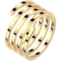 BUNGSA Fingerring Ring Spirale goldfarben aus Edelstahl für Damen (Ring, 1-tlg), Frauen Mädchen von BUNGSA