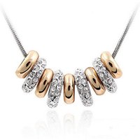 BUNGSA Ketten-Set Kette Loops Silber aus Messing Damen (1-tlg), Halskette Necklace von BUNGSA