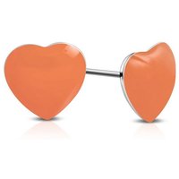 BUNGSA Ohrring-Set Ohrstecker Herz Silber aus Edelstahl Kinder (1 Paar (2 Stück), 2-tlg), Ohrschmuck Ohrringe von BUNGSA