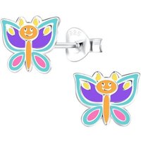 BUNGSA Ohrring-Set Ohrstecker Schmetterling aus 925 Silber für Kinder (1 Paar (2 Stück), 2-tlg), Ohrschmuck Ohrringe von BUNGSA