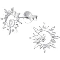 BUNGSA Ohrring-Set Ohrstecker Sonne aus 925 Silber Damen (1 Paar (2 Stück), 2-tlg), Ohrschmuck Ohrringe von BUNGSA