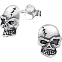 BUNGSA Ohrring-Set Ohrstecker Totenkopf Skull aus 925 Silber Herren (1 Paar (2 Stück), 2-tlg), Ohrschmuck Ohrringe von BUNGSA