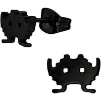 BUNGSA Ohrstecker-Set Ohrstecker Gamer Emoji schwarz aus Edelstahl Unisex (1 Paar (2 Stück), 2-tlg), Ohrschmuck Ohrringe von BUNGSA