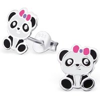 BUNGSA Ohrstecker-Set Ohrstecker Panda aus 925 Silber Kinder (1 Paar (2 Stück), 2-tlg), Ohrschmuck Ohrringe von BUNGSA