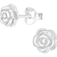 BUNGSA Ohrstecker-Set Ohrstecker Rose aus 925 Silber Damen (1 Paar (2 Stück), 2-tlg), Ohrschmuck Ohrringe von BUNGSA