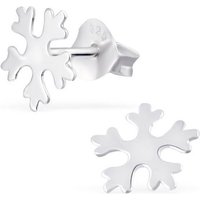 BUNGSA Ohrstecker-Set Ohrstecker Schneeflocke aus 925 Silber Kinder (1 Paar (2 Stück), 2-tlg), Ohrschmuck Ohrringe von BUNGSA