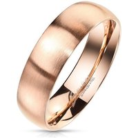 BUNGSA Partnerring Ring klassisch matt aus Edelstahl Unisex (Ring, 1-tlg), Damen Herren von BUNGSA
