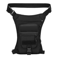 Beintaschen FüR Herren,Motorrad Beintasche Motorrad Drop Bein Tasche wasserdichte Bein Seite Tasche Motorrad Tasche Outdoor Reise Radfahren Telefon Geldbörse Hüfte Fanny Pack Taschen von BUNIQ