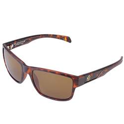 BUNVICK Polarisierte Hochleistungs-Sonnenbrillen aus Echtem Glas für Männer und Frauen, italienisches Design, Anti-Glare, UV400, Corning Echtes Glas Linsen（6201D Milan Brown） von BUNVICK