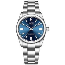 BUREI Frauen Mode Armbanduhr Analog Quarz Stahl Frauen Uhr Business Kleid Damen Armbanduhr 36mm Uhren für Damen von BUREI