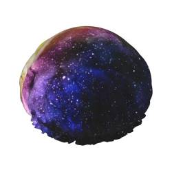 Galaxy In The Universe Duschhaube mit elastischer, wasserdichter Duschhaube, doppellagig, wiederverwendbar, Ohrenschützer für Männer, Frauen und Frauen von BUULOO
