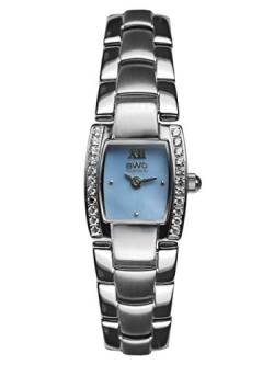 BWC Swiss Damen Uhr Analog Quarz mit Edelstahl Armband 201505004 von BWC Swiss