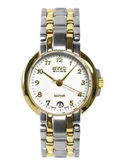 BWC Swiss Damen Uhr Analog Quarz mit Edelstahl Armband 207735203 von BWC Swiss