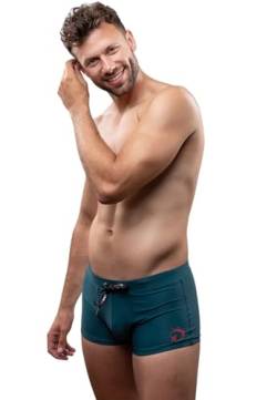 BWET Badebekleidung Herren Badeshorts mit elastischem Bund und Kordelzug - Entworfen in Spanien - Bequem & Stilvoll für Wasserabenteuer von BWET Swimwear