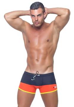 BWET Swimwear Herren-Strandhose mit Netzfutter und UV-Schutz, schnelltrocknend, umweltfreundlich - Schwarz-Medium von BWET Swimwear