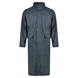 BWOLF MONSOON Regenmantel Herren Regenmantel Wasserdichte Lange Regenjacke Outdoor Wiederverwendbare Regenbekleidung mit Kapuze (XL) von BWOLF
