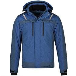 BWOLF OLYMPIA Arbeitsjacke Herren Winter Herren Winter Wasserdichte Winddichte Winterjacke Arbeitsjacke Warme (Blau, 2XL) von BWOLF