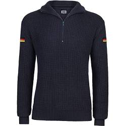 BWuM Bundeswehr Troyer mit Flaggen, Größe:3XL, Farbe:Navy Blau von BWuM