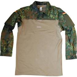 BWuM Original Bundeswehr KSK Combat-Shirt, Größe:50/52 (L-XL), Farbe:Flecktarn von BWuM