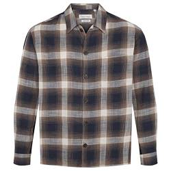 BY GARMENT MAKERS Sustainable; obviously! Unisex Storm Checked Overshirt Shirt, Hazelnut, L von BY GARMENT MAKERS Sustainable; obviously!