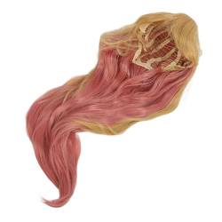 Perücke für langes glattes Haar, verhindert Haarausfall, lange und gerade Cosplay-Perücke, atmungsaktives Netz für Leistung von BYERZ