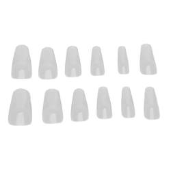 Spitzen für künstliche Nägel, transparente Nagelspitzen, 504 Stück für zu Hause DIY (12#) von BYERZ