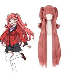 Anime: Cosplay Yumemite Yumemi Perücke für Damen, lang, glatt, hitzebeständig, synthetisches Pferdeschwanz-Haar von BYOOTI