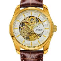 BYOOTI Herren-Armbanduhren, mechanische Uhren, leuchtende Freizeituhren, B von BYOOTI