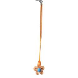 BYUTFA Hohle Anhänger-Halsketten, unregelmäßige Blumen-Anhänger-Halsketten, Blumenschmuck, Harzmaterial, Geburtstagsgeschenk für Frauen und Mädchen von BYUTFA