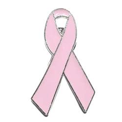 BYUTFA Pink Ribbon Broschen Abzeichen Brustkrebs Gesundheitswesen Patienten Pin Frauen Gemeinwohl Abzeichen Glitzer Broschen Pins von BYUTFA