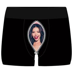 BYWEXCLESD Unterhose Personalisiert Männer Boxershorts mit Gesicht Foto Bedrucken Personalisierte Lustige, XS, S, M, L, XL, XXL, 3XL, Stil7 von BYWEXCLESD