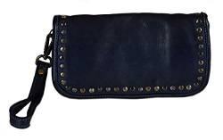 BZNA Berlin Romy Blue navy Wallet sheep Leather Leder Portemonnaie Geldbörse Clutch von BZNA