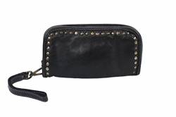 BZNA Berlin Romy schwarz Wallet sheep Leather Leder Portemonnaie Geldbörse von BZNA