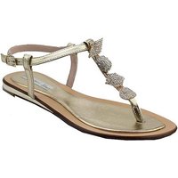 BZNA Tosca Blu Shoes ORO 106 Dione, Gold, Damen, Sandalen Zehentrenner von BZNA