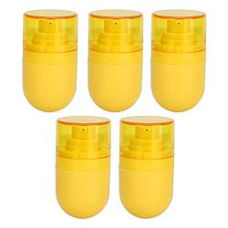 Reiseflaschen, 5 Stück langlebige PET-Behälter in Reisegröße for Kosmetika/980/794 von BZVCRTYKL