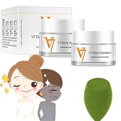 Moisturizing Tone-Up Cream-No Need For Foundation Easy To Build Good Skin, V7 Deep Hydration Waterlight Makeup Cream (2PCS) von BaBound