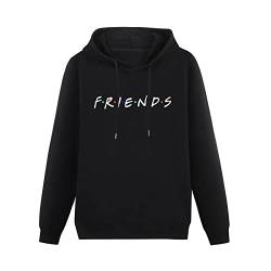 Friends Tv Show Black Men's Hoodie Graphic Sweatshirt XL von BaMfy