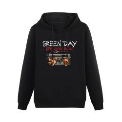 Green Day Revolution Radio Cover Black Men's Hoodie Graphic Sweatshirt M von BaMfy