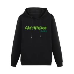 Greenpeace Black Men's Hoodie Graphic Sweatshirt XL von BaMfy
