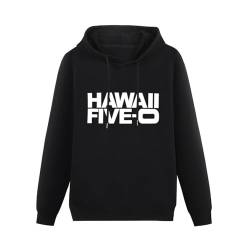 Hawaii Five O Black Men's Hoodie Graphic Sweatshirt XXL von BaMfy