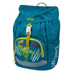 Baagl Schulranzen Grundschule Volksschule Jungen, Airy Schulrucksack, Ultraleicht Schule Tasche Kinder, Schultasche, Grundschule Ranzen (T-REX) von Baagl