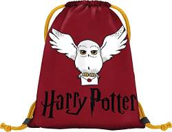 Baagl Turnbeutel Kindergarten, Sportbeutel für Jungen, Mädchen, Turnsackerl Kinder Sport Beutel Schuhbeutel Sportsack (Harry Potter - Hedwig) von Baagl