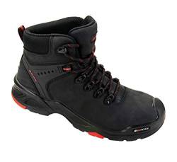 Sicherheitsstiefel Brooklyn Gr.41 schwarz/rot Lede r S3 SRC HRO EN20345 BAAK von Baak