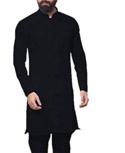 Männer Muslim Thobe Langarm Islamische Kaftan Arab Kurta Kleid von Babao