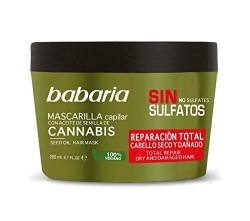 Babaria Cannabis Mascarilla Sin Sulfatos Cabello Seco Y Dañado 200Ml von Babaria